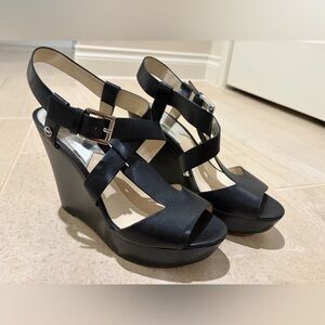 Michael Kors Stylish Black Wedge